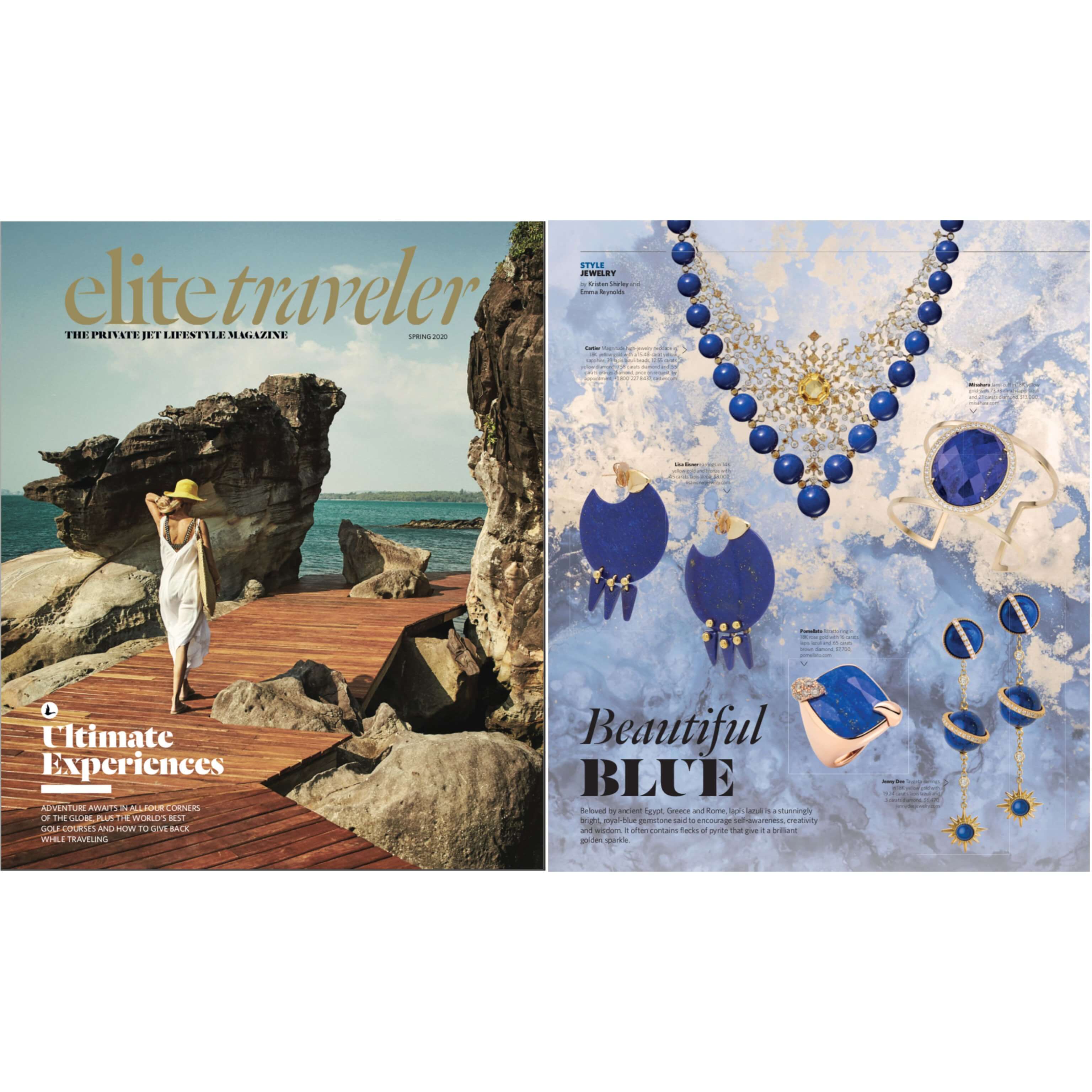 Elite Traveler: Spotlight on Beautiful Blue Lapis Lazuli Bracelet