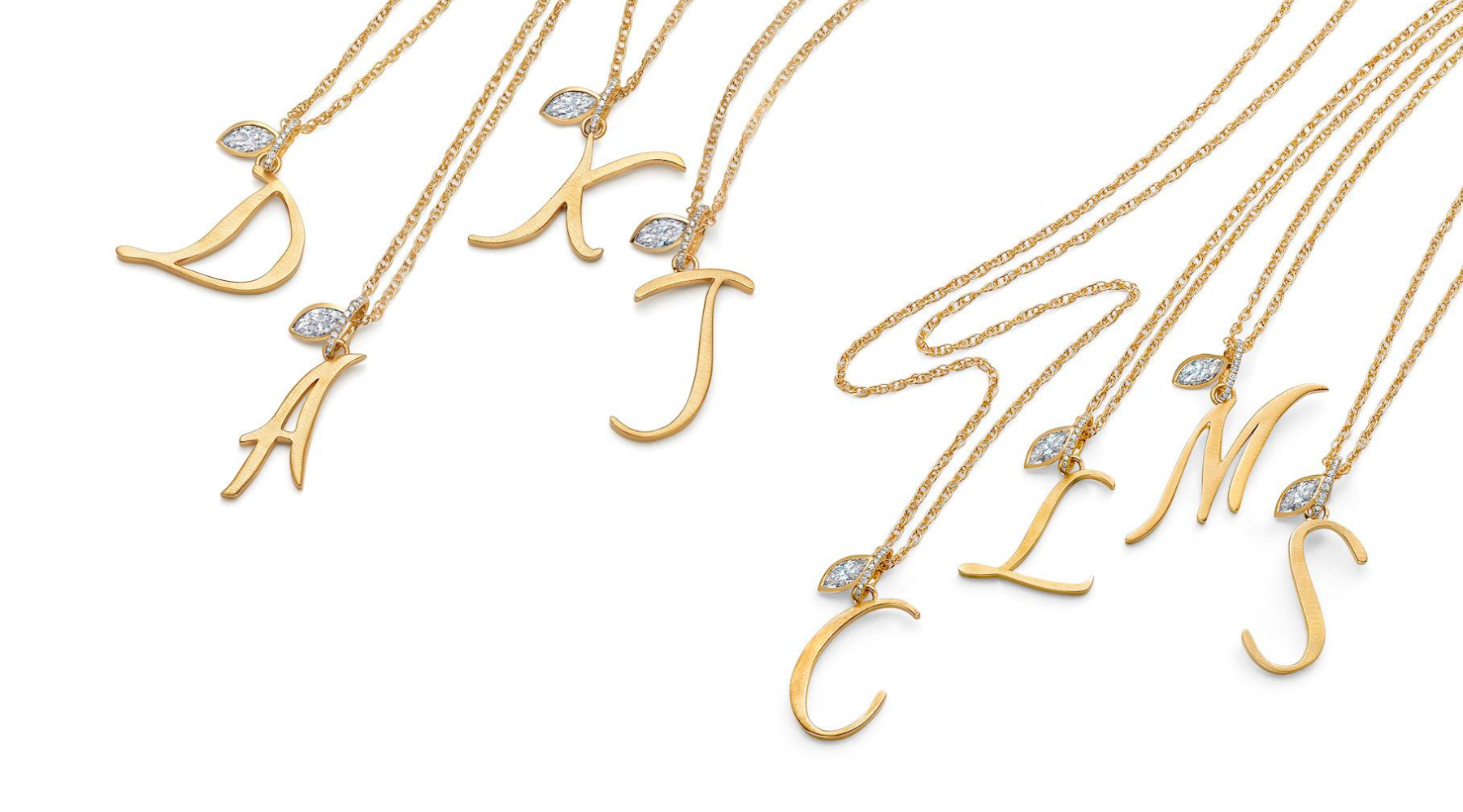 Initial Charm Necklace with Latters that Matter