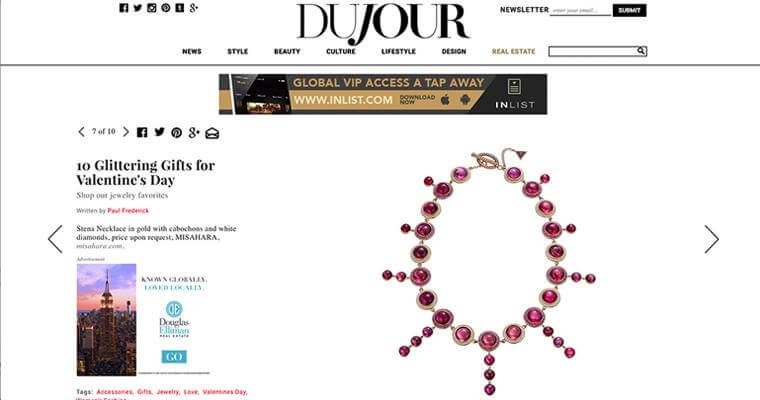 DuJour Magazine's Valentine's Favorites