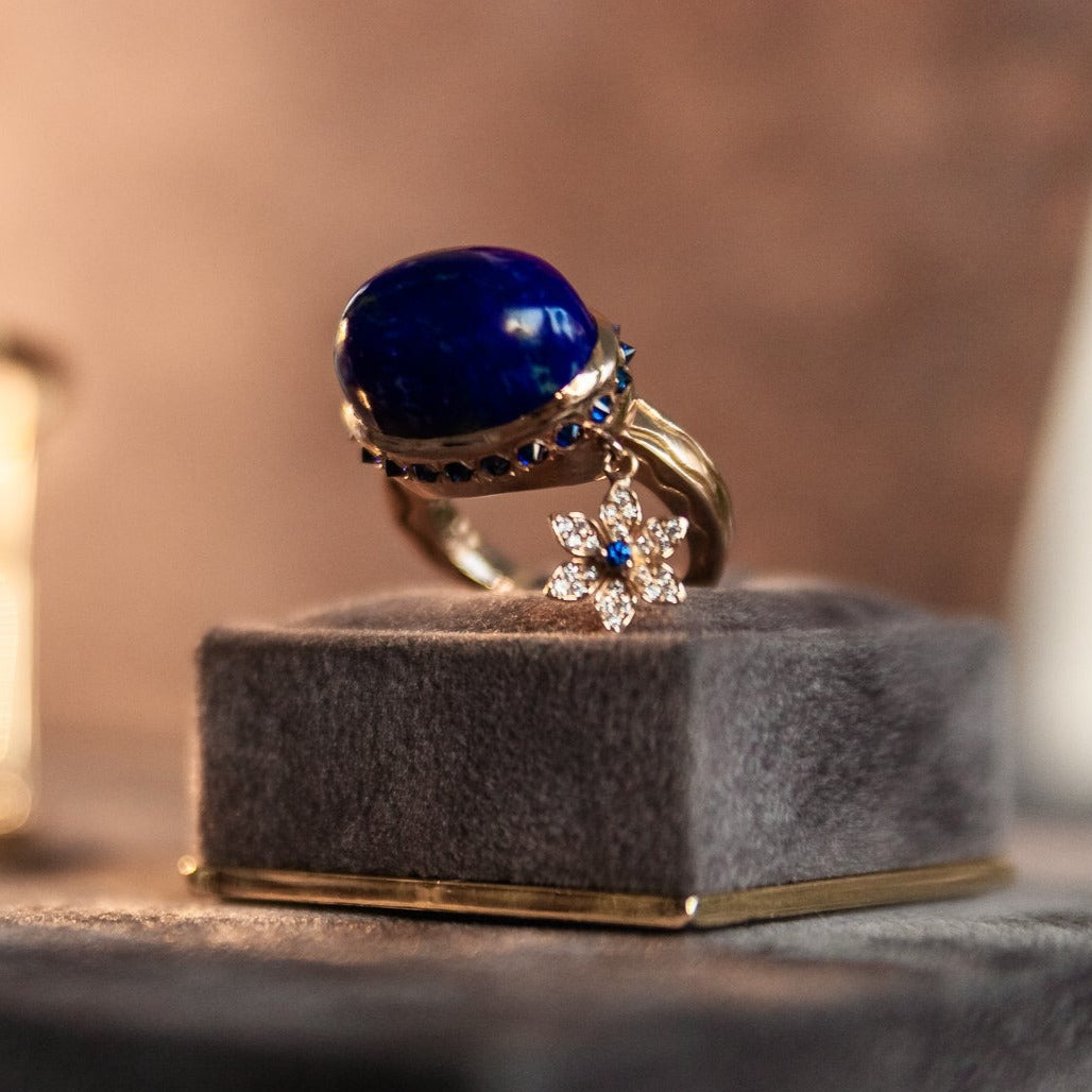 Talas~Deux Lapis Lazuli Ring