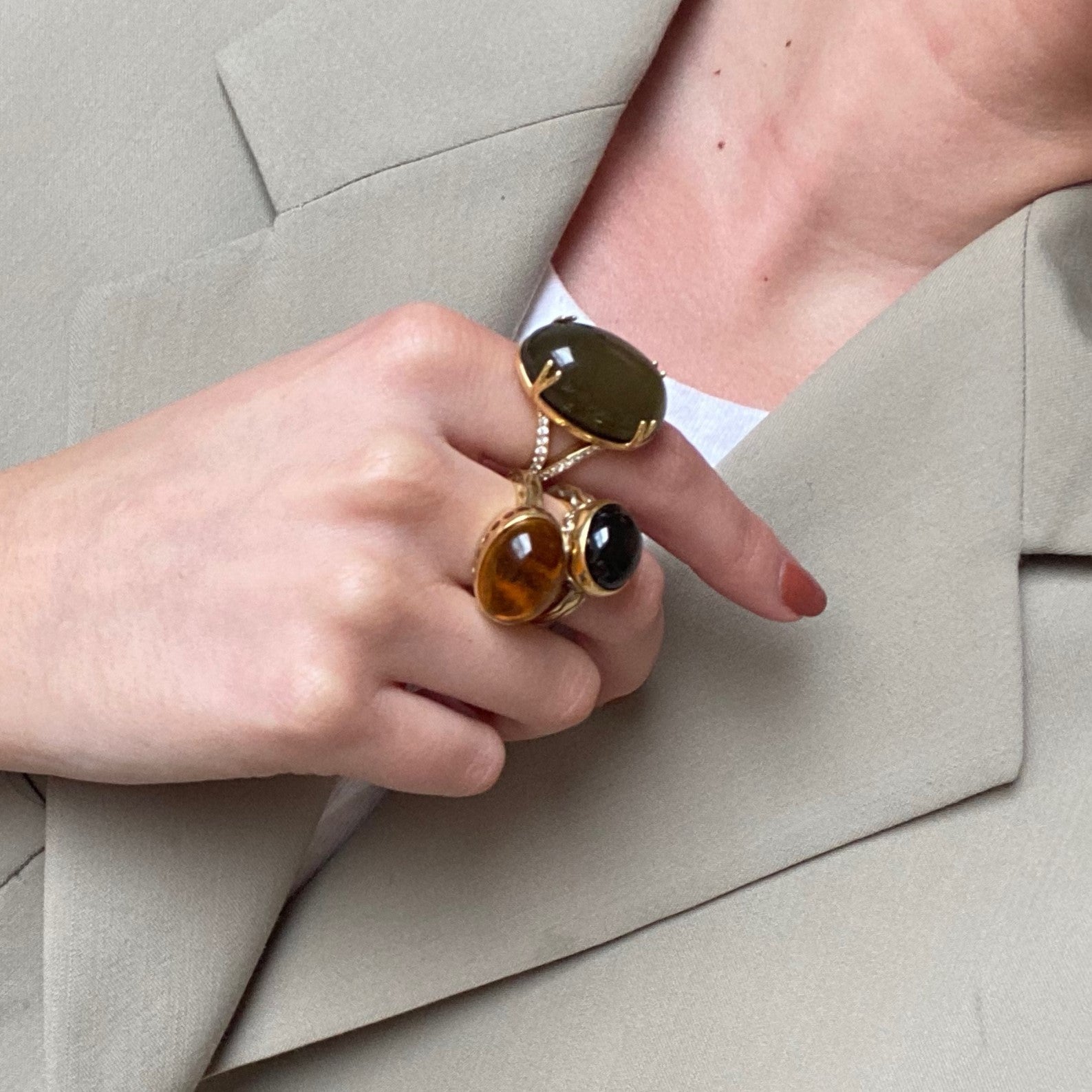 Talasi Black Star Sapphire Ring