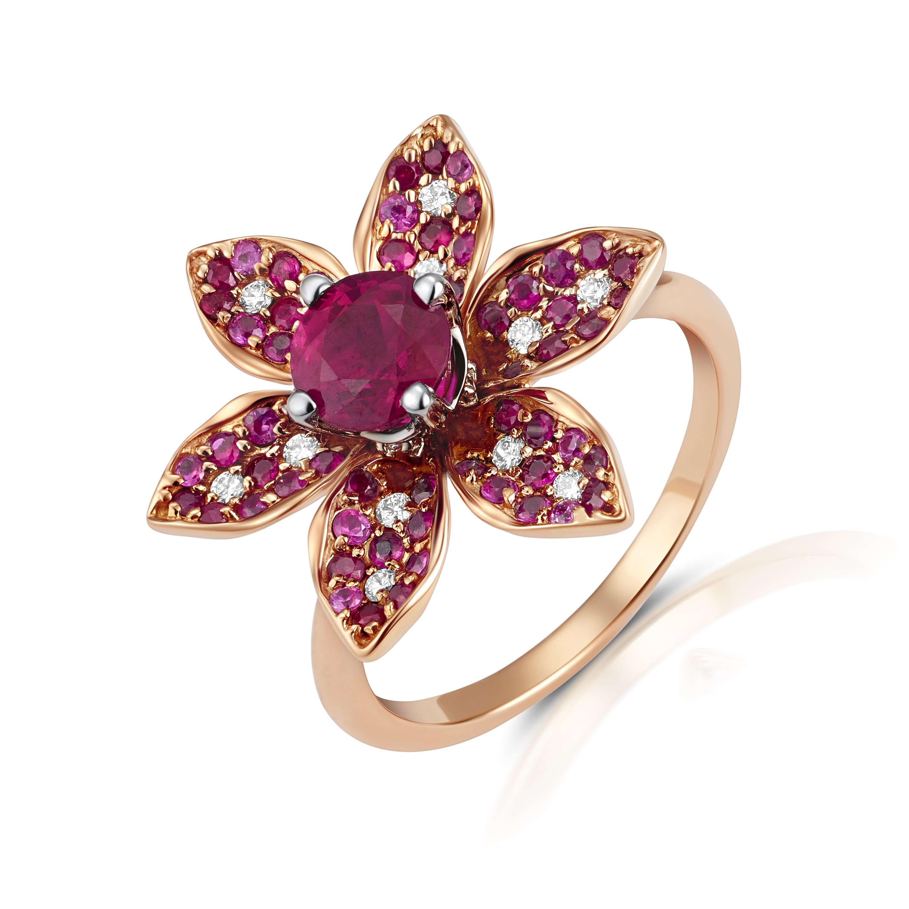 Pink Petal Ring Large