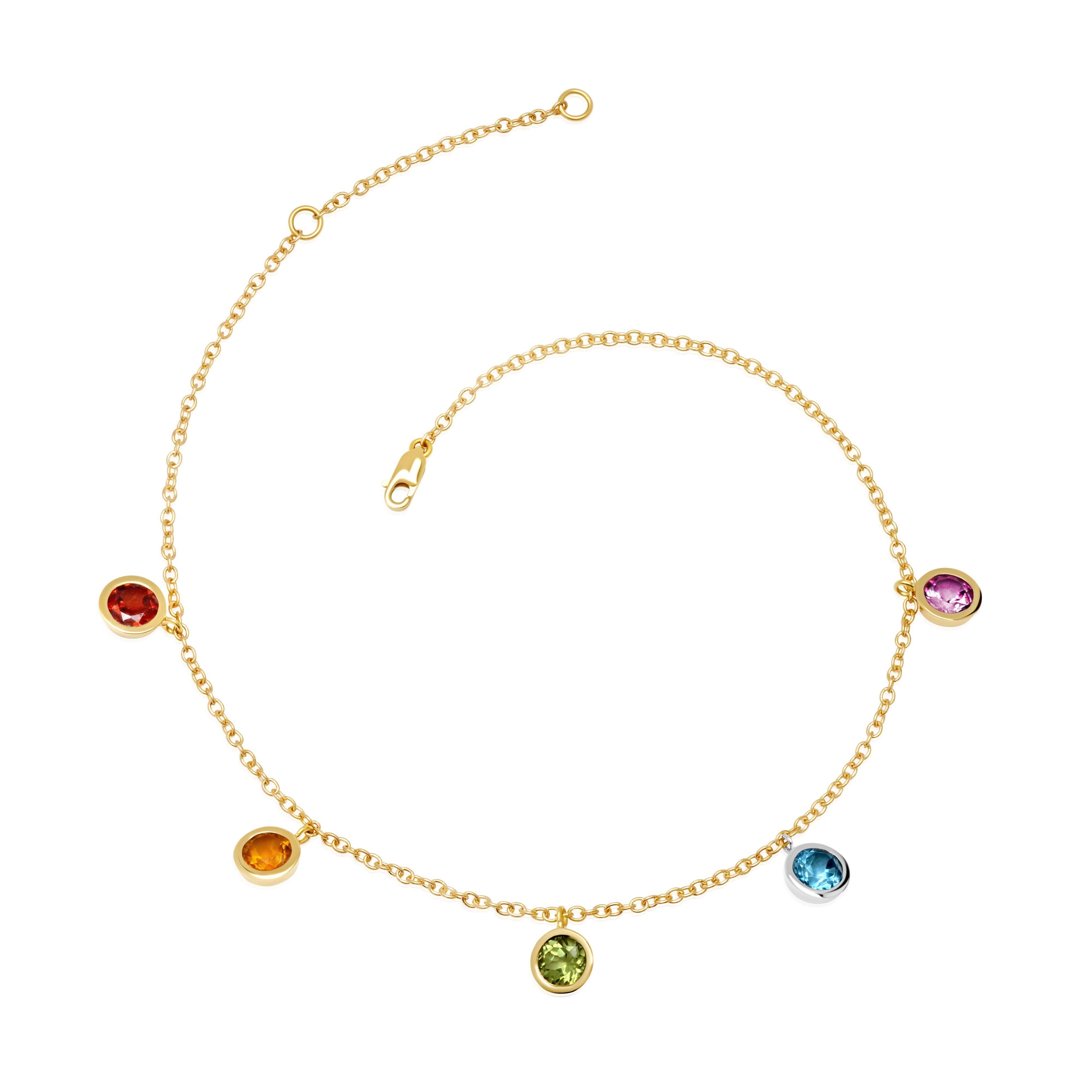 gold anklets for women