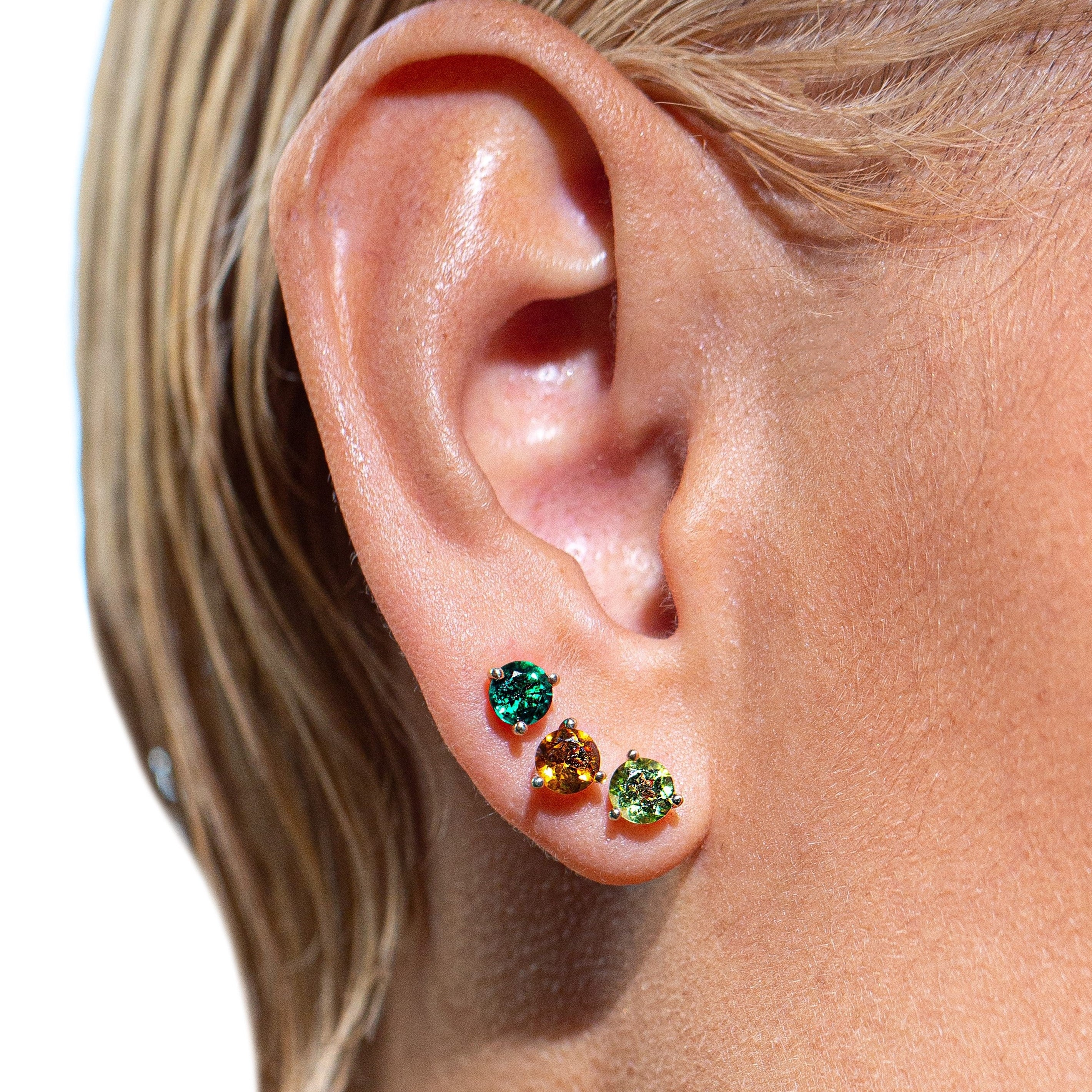 November Birthstone stud earrings
