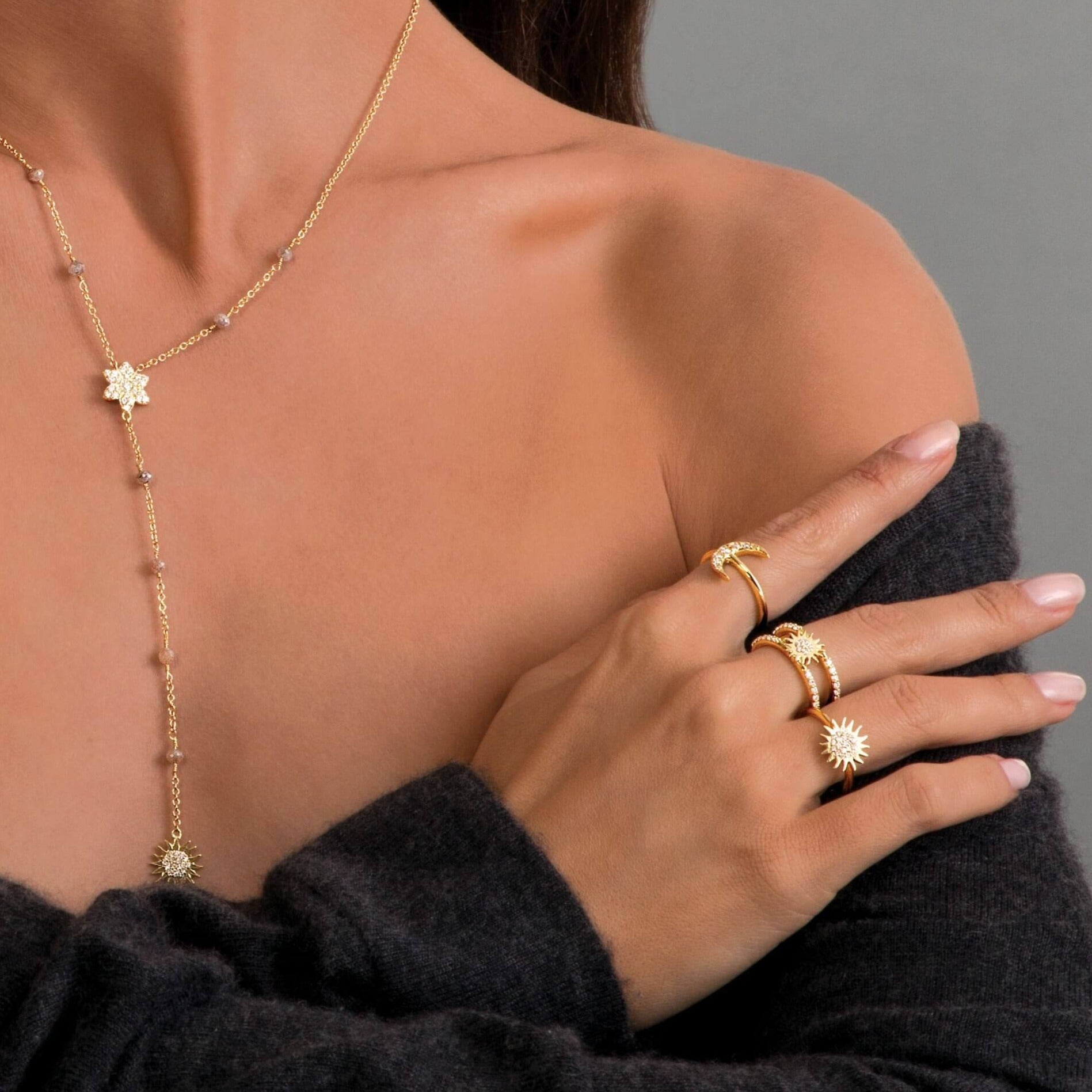 double sun ring perfect for stacking