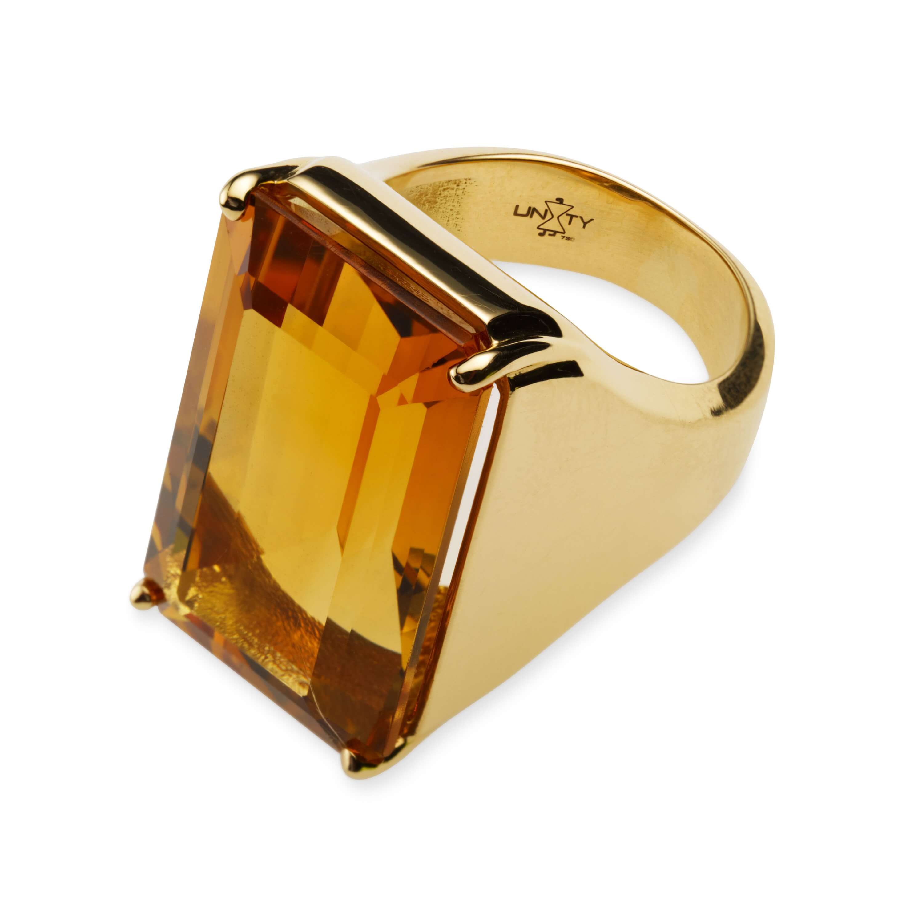 Gold Citrine Ring