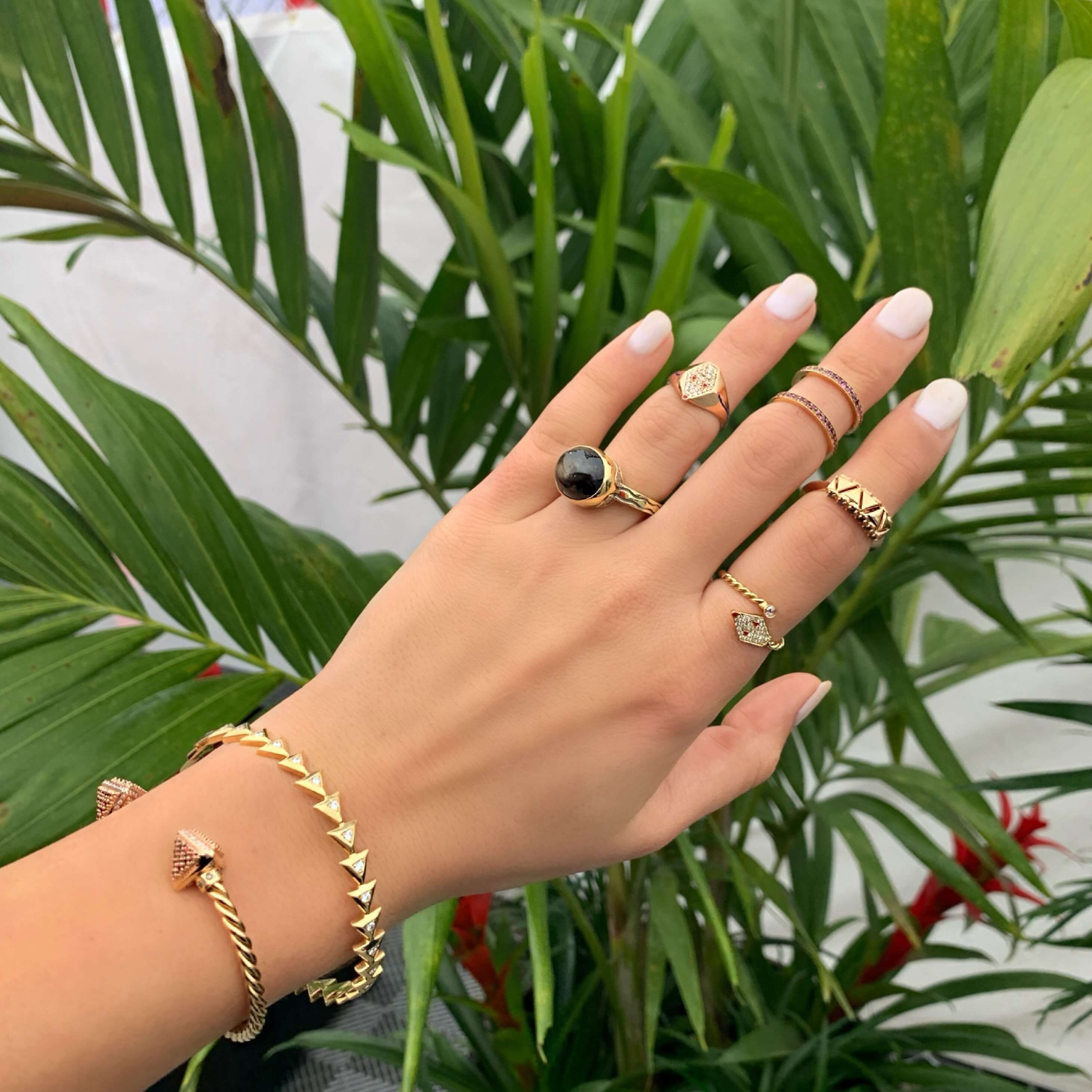 Talasi Black Star Sapphire Ring