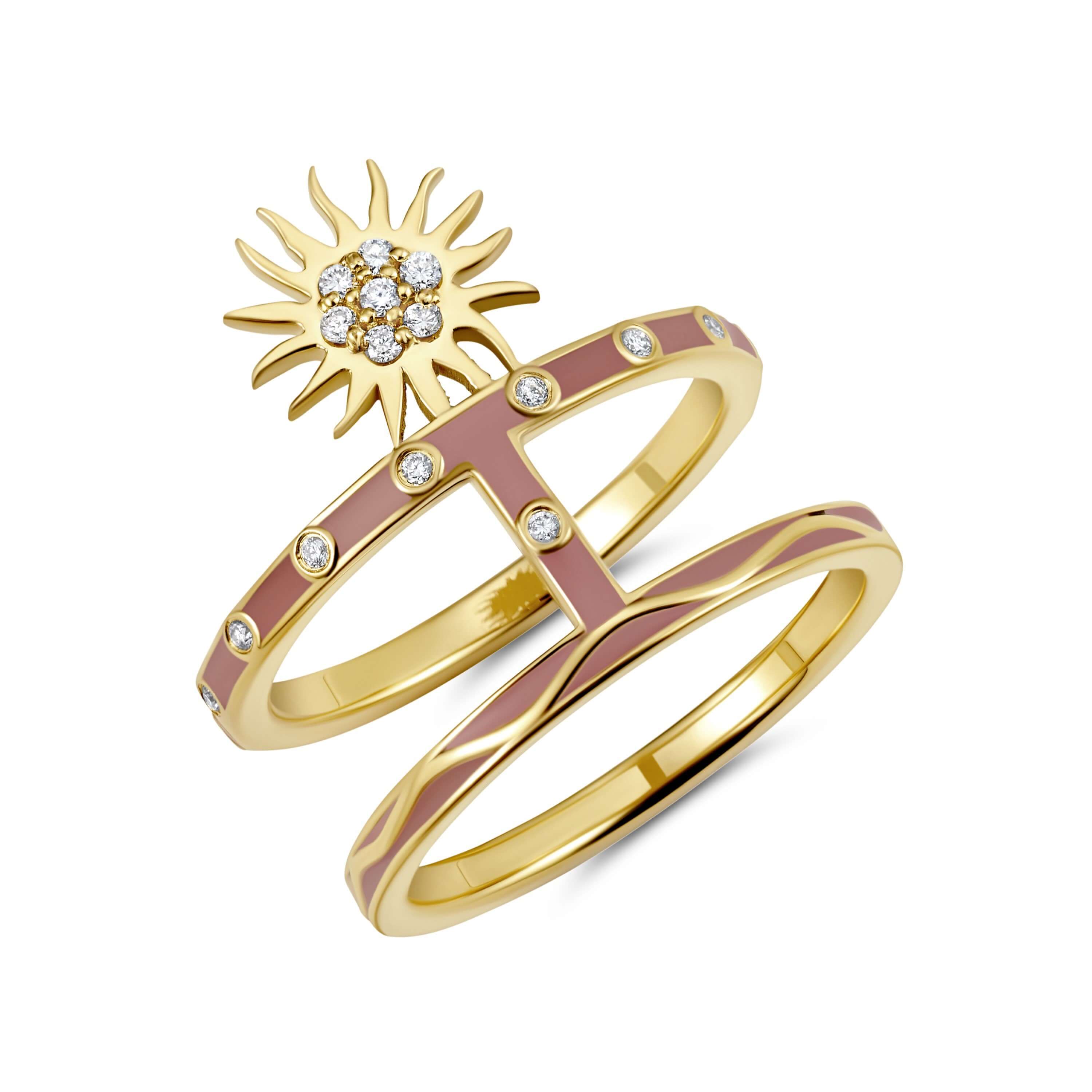 Pink Sun Ring