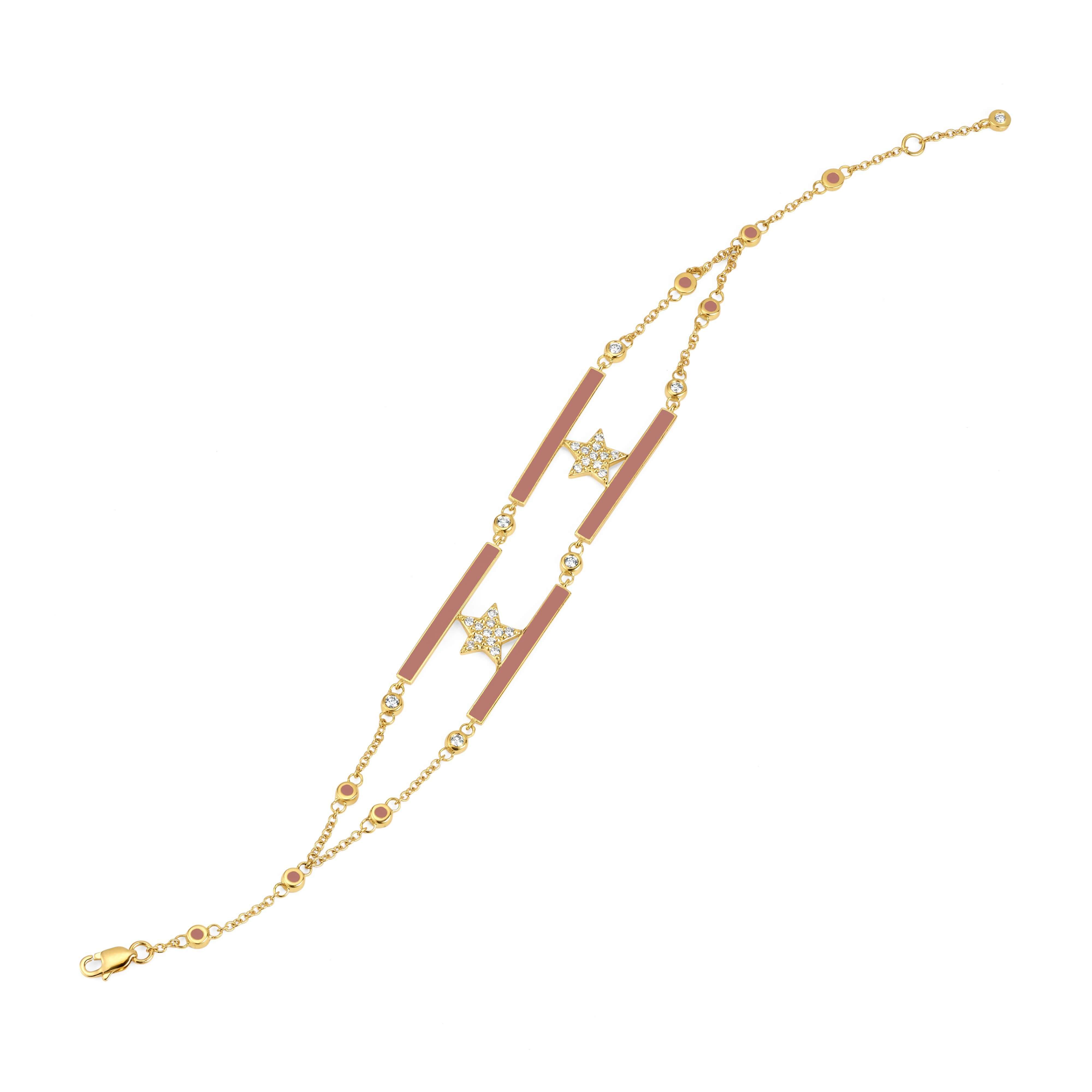 Pink Star Bracelet