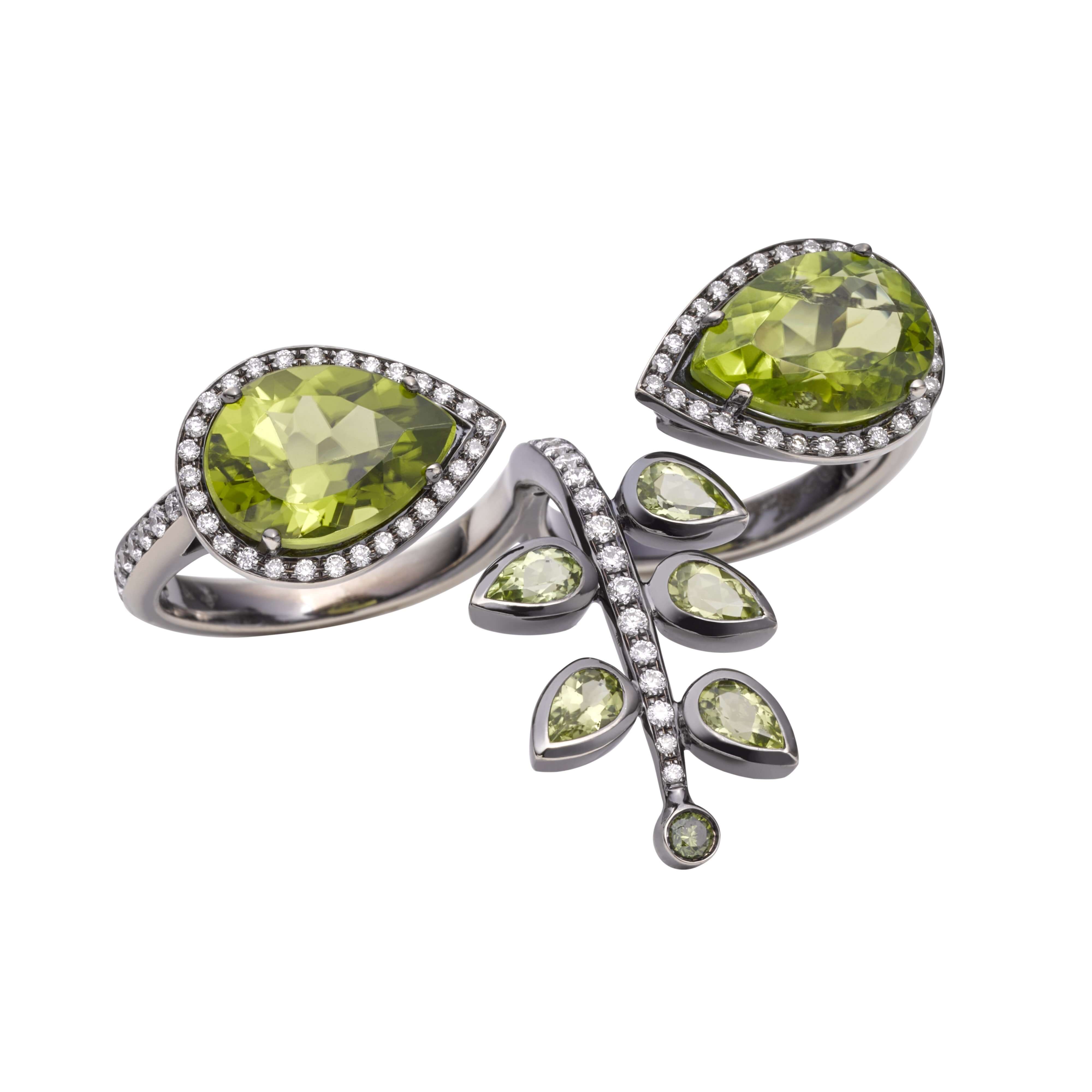 Green Diamond and Peridot