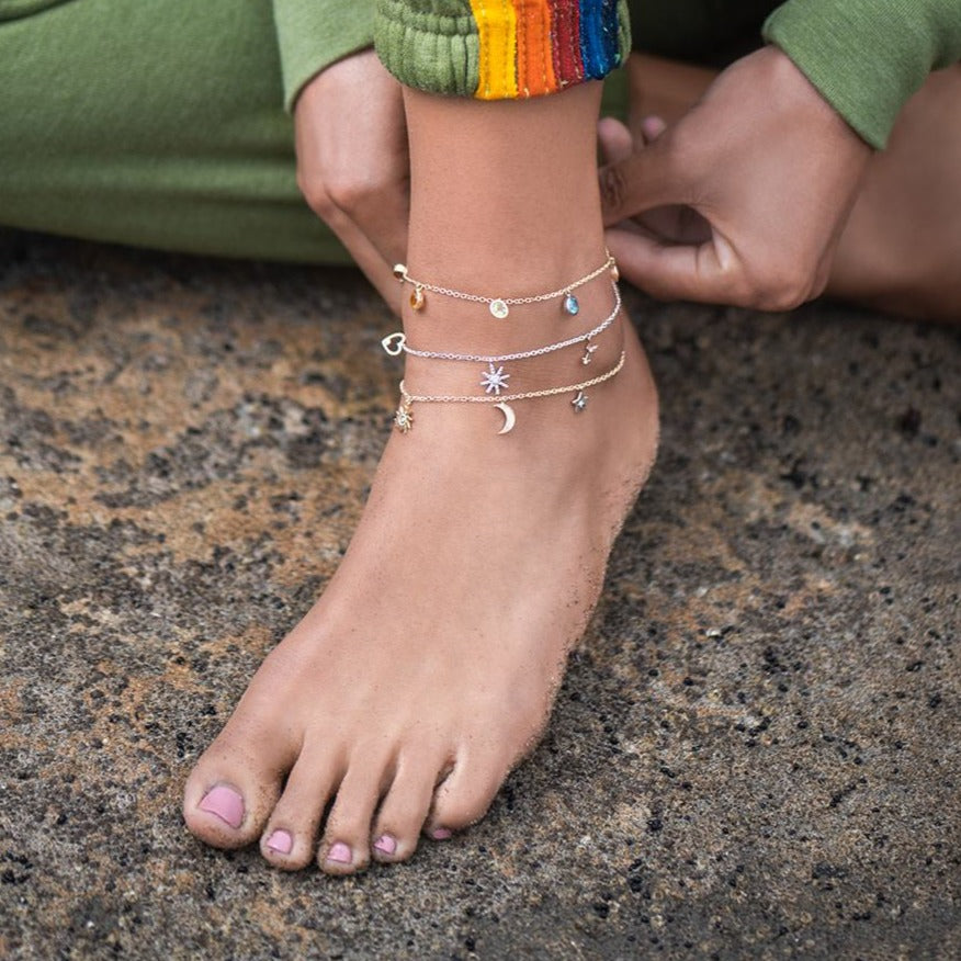 anklets for women gold