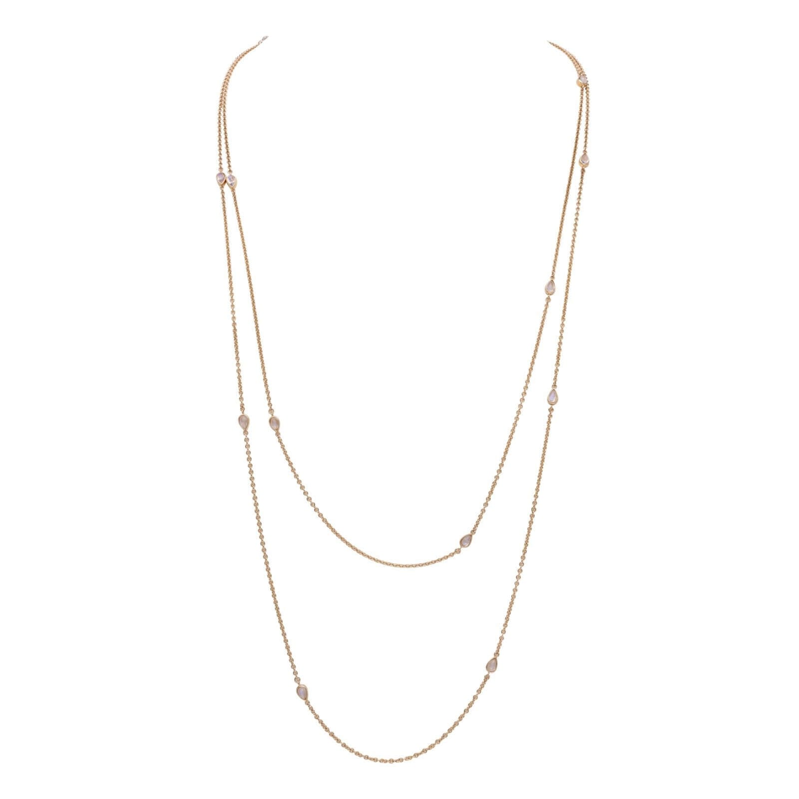 Moonstones set in Rose Gold