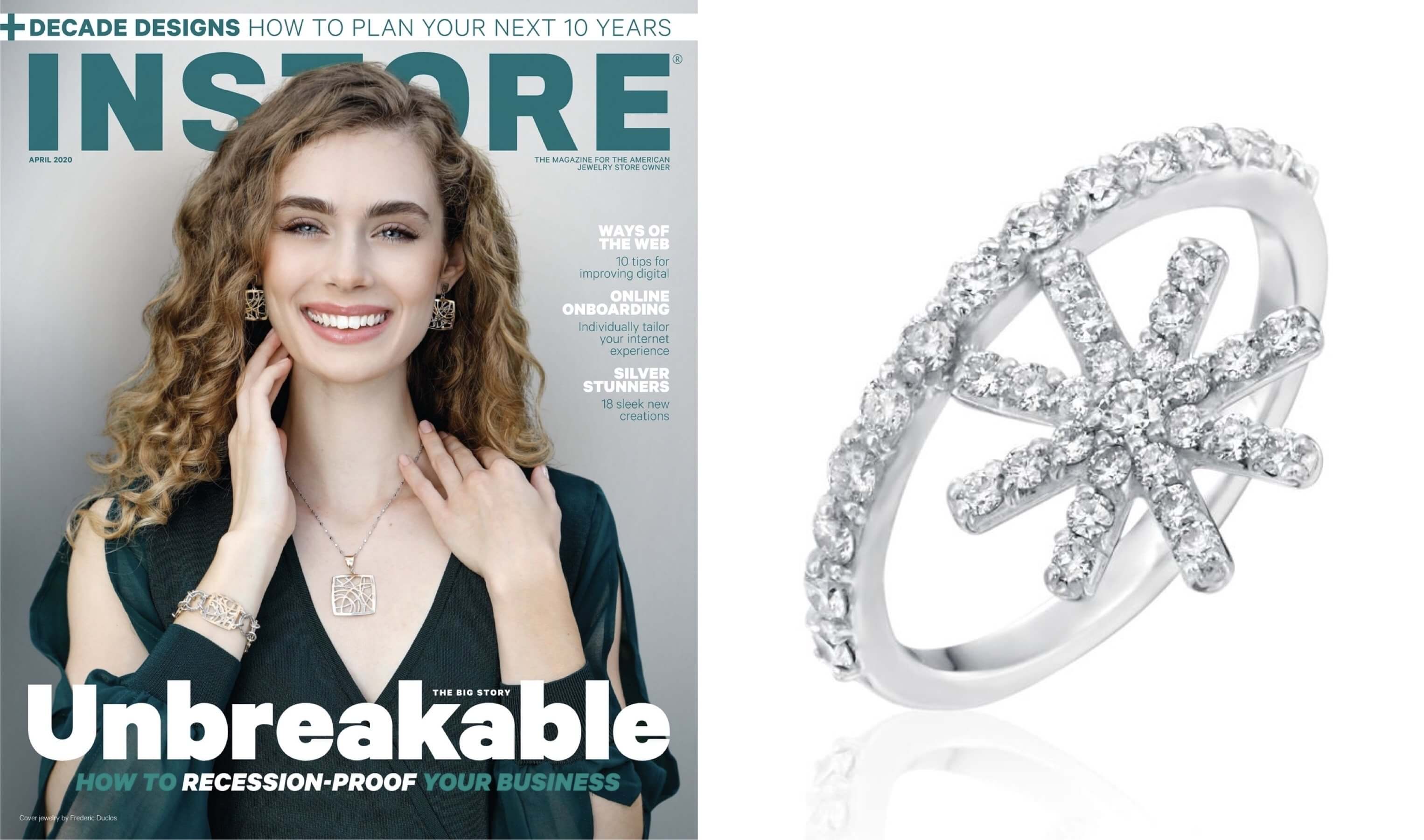 Instore Magazine: Featuring Sterling Silver Starburst Ring
