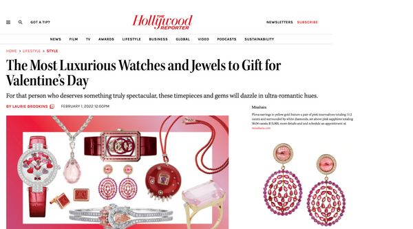 The Hollywood Reporter: Luxury Gifts for Valentine's Day