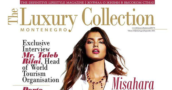 Misahara on the cover of Luxury Collection