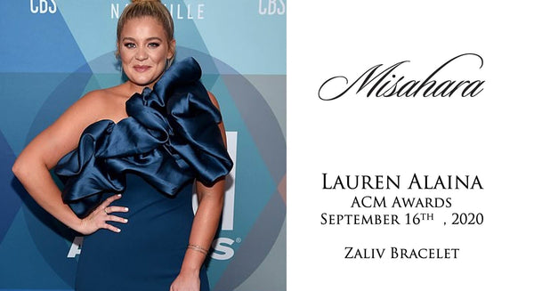 Celebrities: Lauren Alaina wears Zaliv Cuff at the ACM Awards