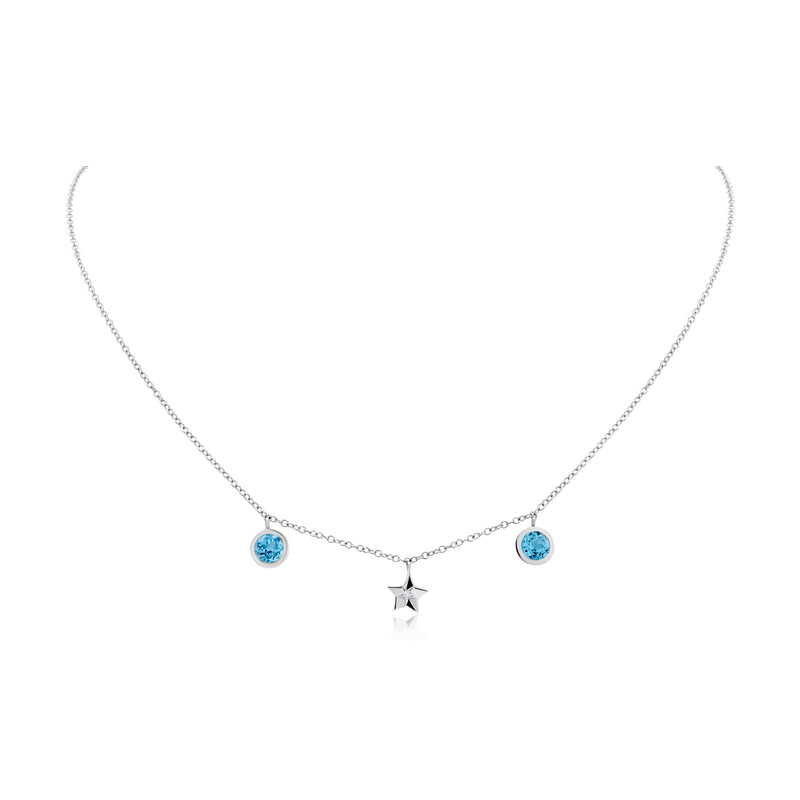 Mini Necklace - 3 Charm