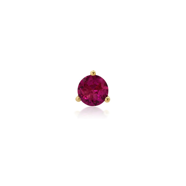 July Birthstone stud earring