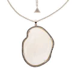 Adriana ~White Opal Necklace
