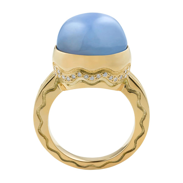 Talasi Blue Star Sapphire Ring