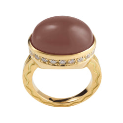 Talas Chocolate Moonstone Ring
