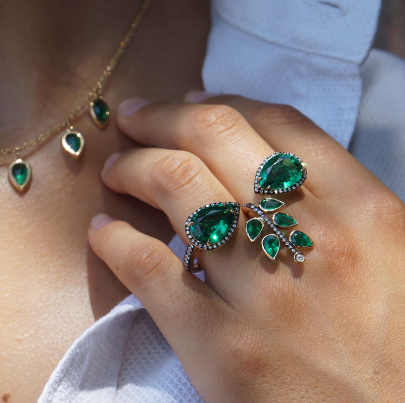responsibly sourced emeralds with diamonds are the most precious piece of jewelry you will own 