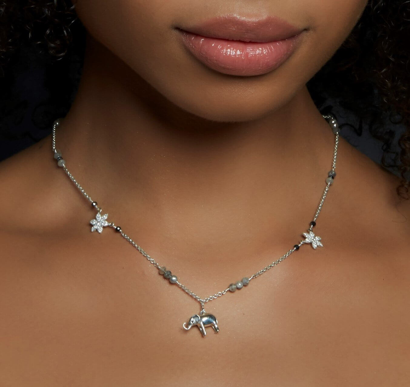 Moonflower Charm Necklace
