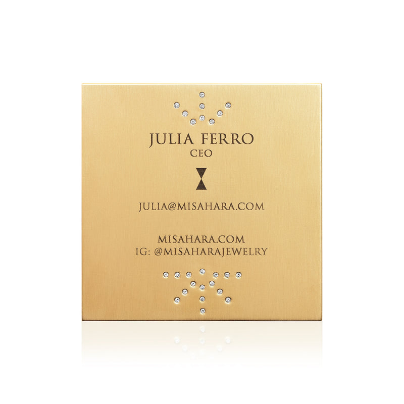 Gold Card - with diamonds