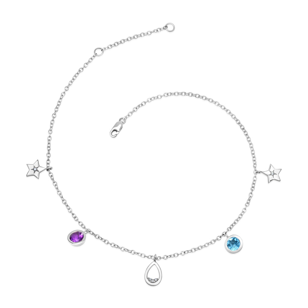 Mini Necklace - 5 Charm